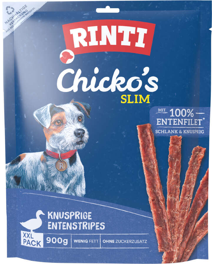 RINTI Hundeleckerlis Chicko Slim Ente XXL